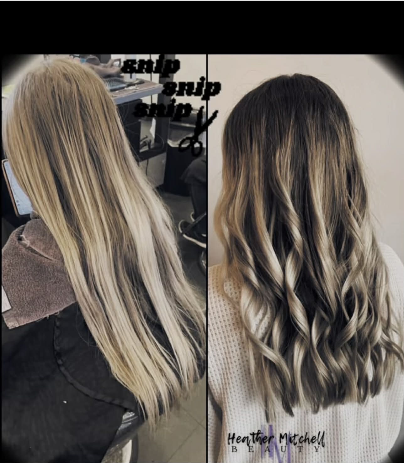 Hair color work