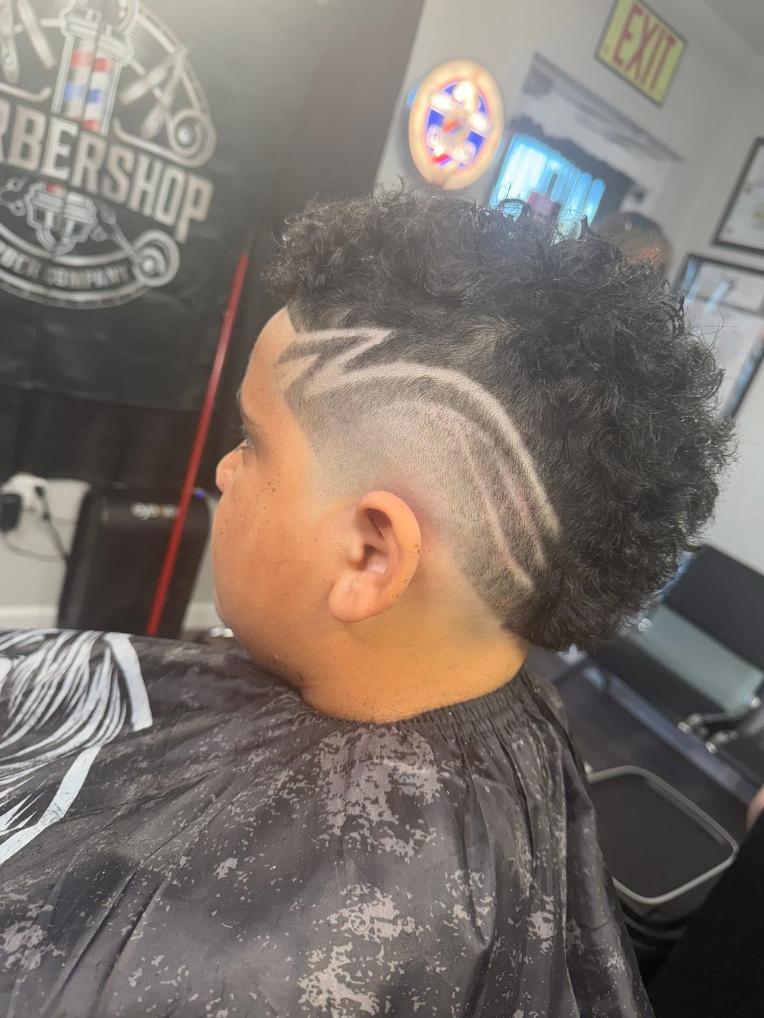Kids mohawk design